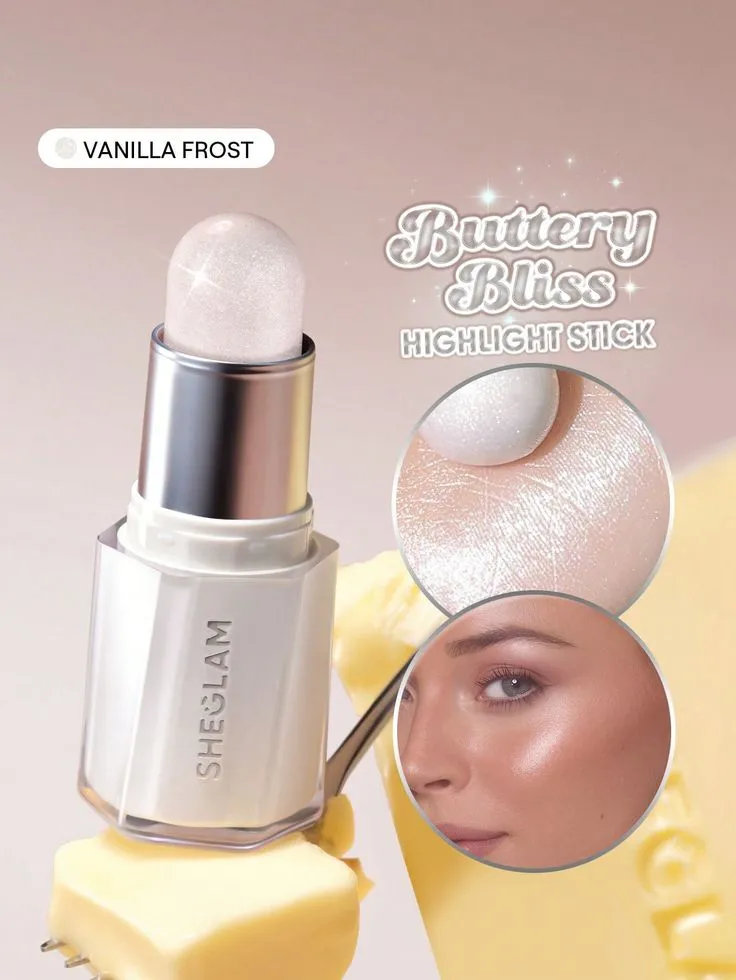 هایلایتر استیکی شیگلم مدل Buttery Bling — Vanilla Frost — نمای ۲