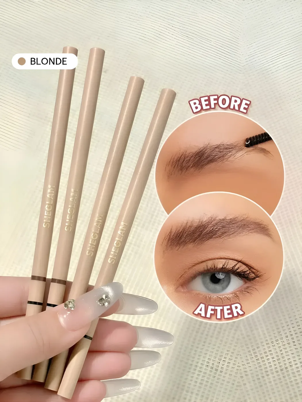 ماژیک هاشور ابرو مدل شیگلم — Blonde — نمای ۲
