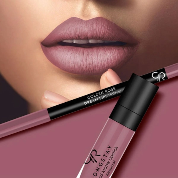 کیت رژ لب گلدن رز — Blush Pink — نمای ۳