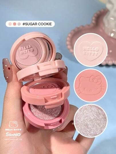 سایه چشم 3 طبقه شیگلم کالکشن هلو کیتی رنگ: Sugar Cookie — نمای ۲