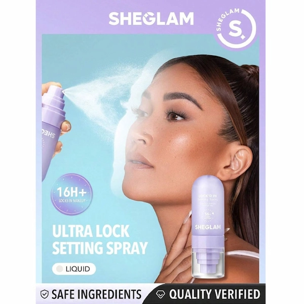 اسپری فیکس شیگلم مات کننده آرایش Sheglam lock’d in — نمای ۲