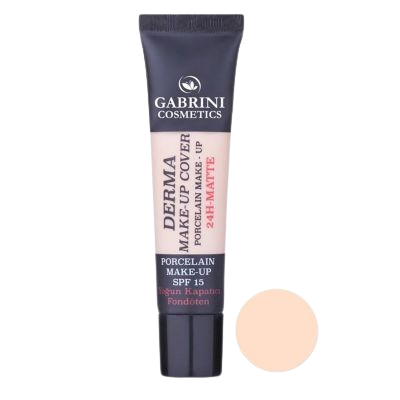 کرم پودر مات گابرینی 24 ساعته مدل Derma