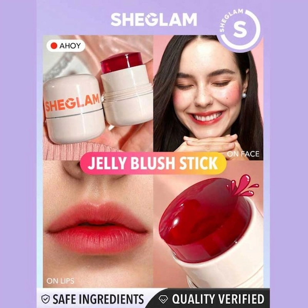 تینت ژله ای لب و گونه شیگلم — Ahoy — نمای ۲